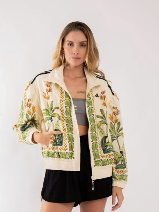 Adidas x Farm JD6304 Tropical Print Zip Jacket ( XS ) - Picture 2 of 7